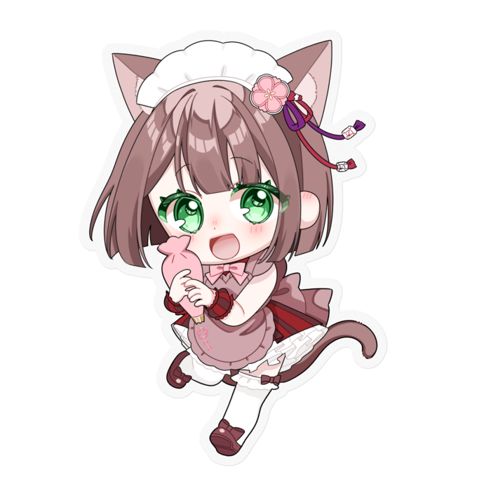 ステッカー - 100 x 100 (mm) クリア