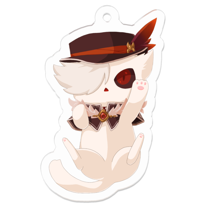 アクリルキーホルダー - 50 x 50 (mm)