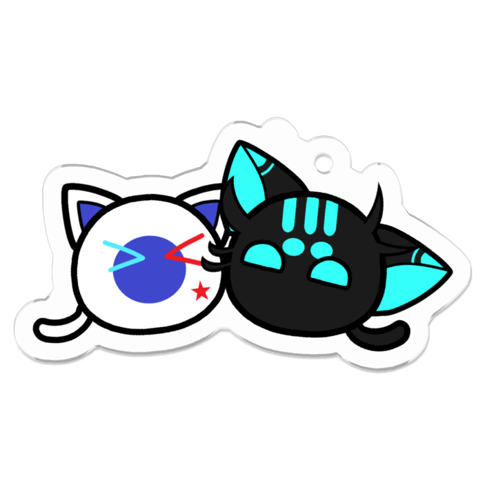 アクリルキーホルダー - 50 x 50 (mm)