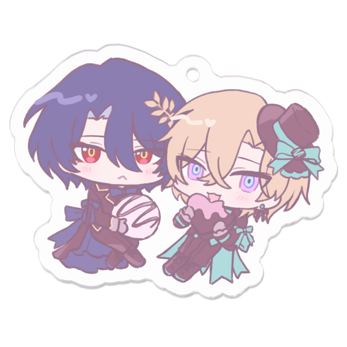 アクリルキーホルダー - 50 x 50 (mm)