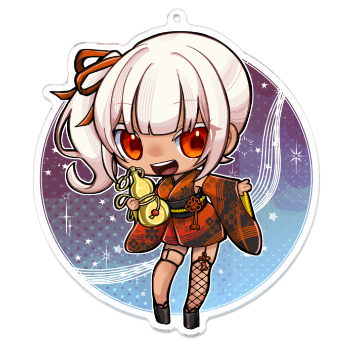 アクリルキーホルダー - 100 x 100 (mm)