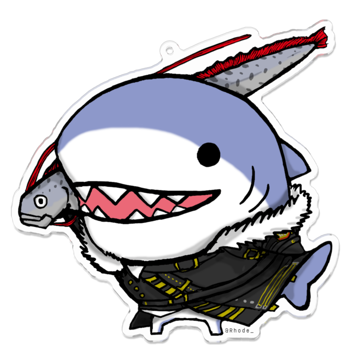 アクリルキーホルダー - 100 x 100 (mm)