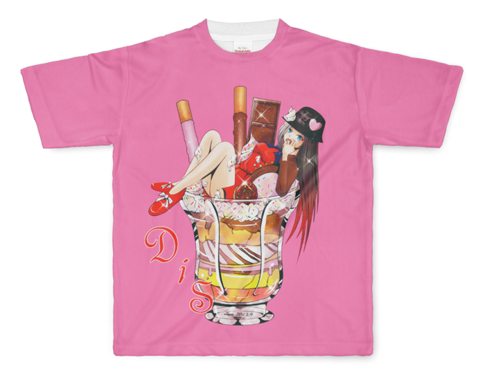 フルグラフィックTシャツ - L - 正面印刷のみ