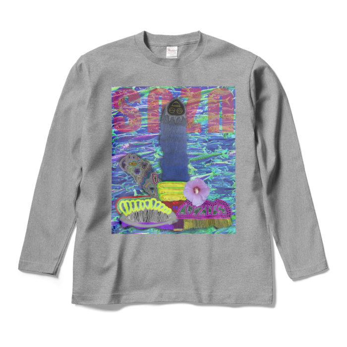 ロングスリーブTシャツ - M - 杢グレー