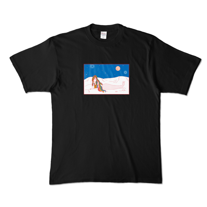 カラーTシャツ - XL - ブラック (濃色)