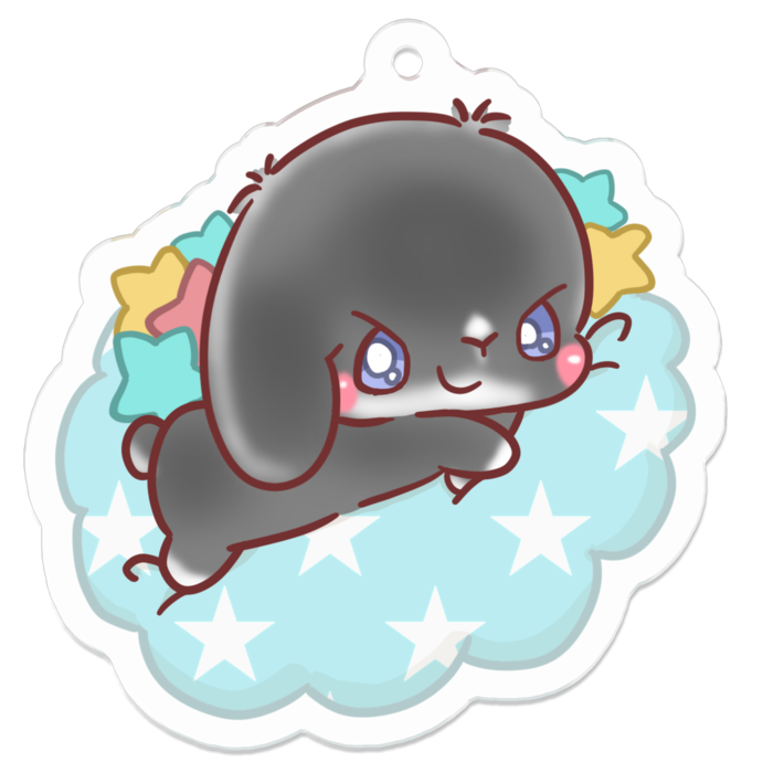 アクリルキーホルダー - 50 x 50 (mm)