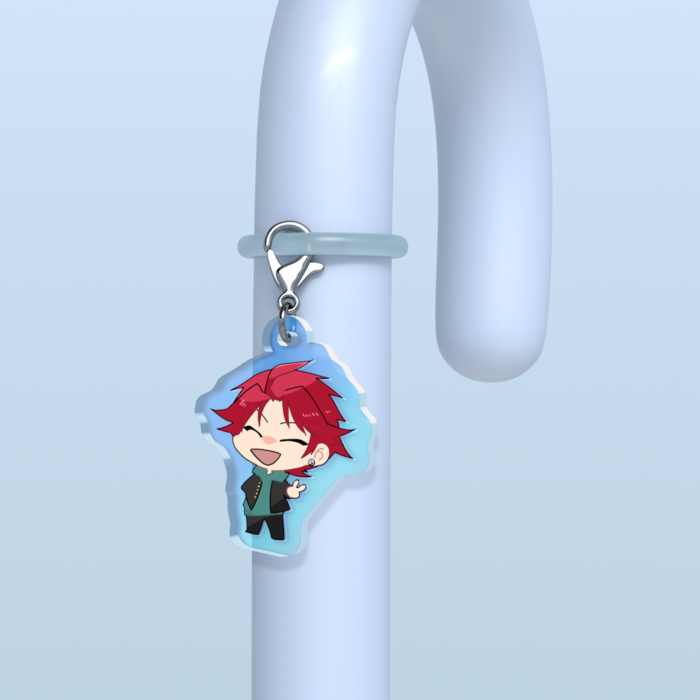 KARERA！めじるしチャーム - 30 × 30mm【たもっちゃん】オーロラ