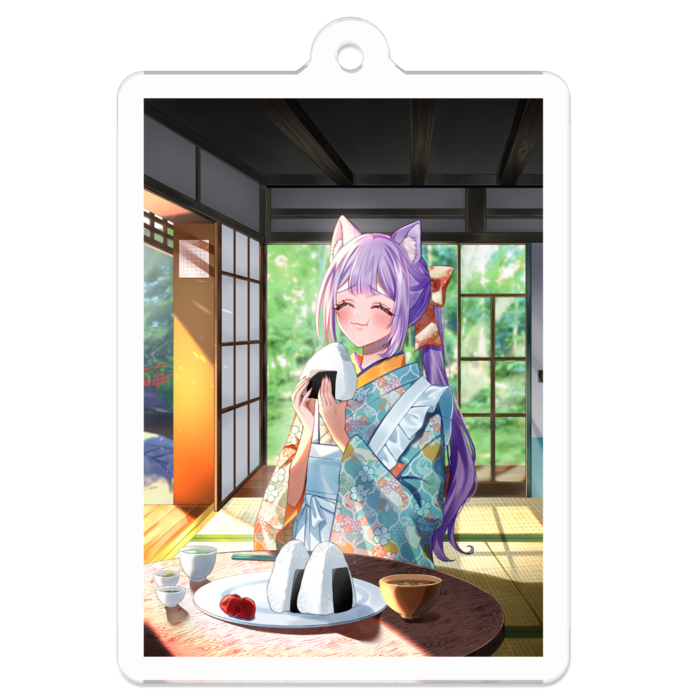 ミツワライスコラボ記念アクリルキーホルダー - 50 x 50 (mm)(2)