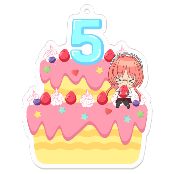 アクリルキーホルダー - 70 x 70 (mm)