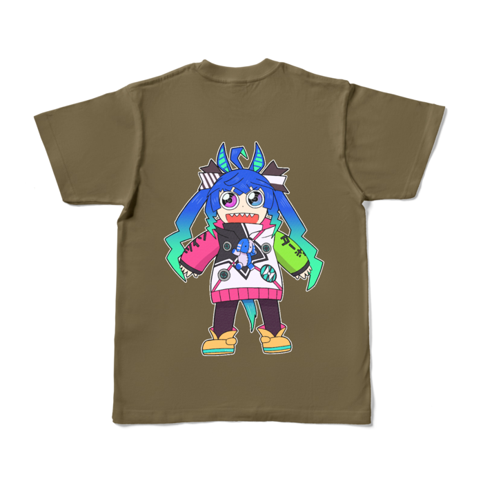 カラーTシャツ - S - オリーブ (濃色)