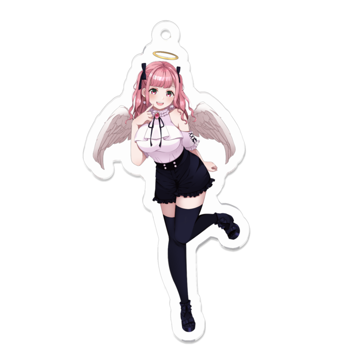 アクリルキーホルダー（コーティング） - 70 x 70 (mm)