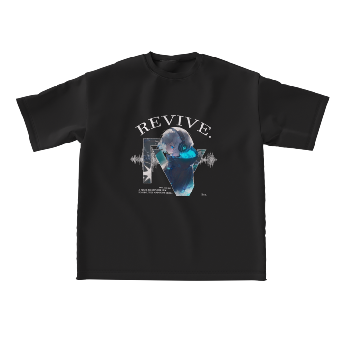 ビッグシルエットTシャツ - L - 両面