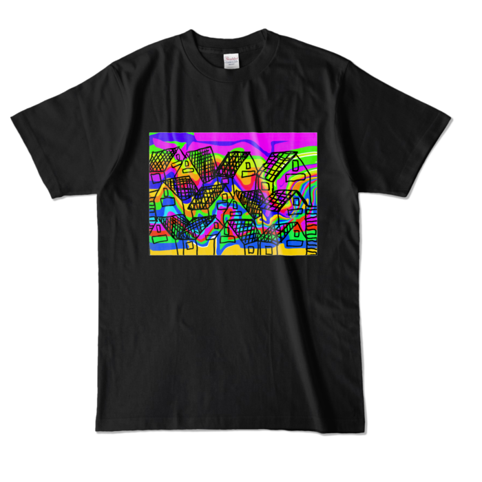 カラーTシャツ - L - ブラック (濃色)