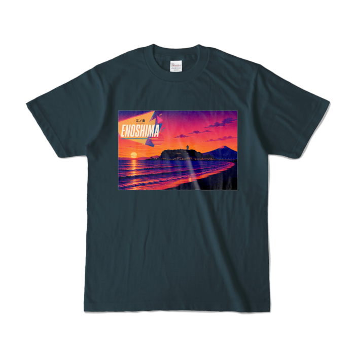 カラーTシャツ - S - デニム (濃色)