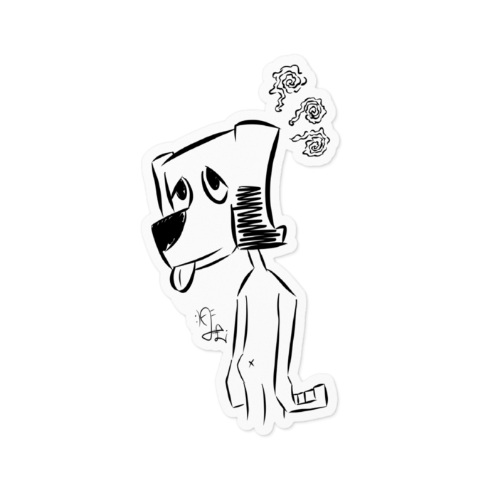 ステッカー - 100 x 100 (mm)