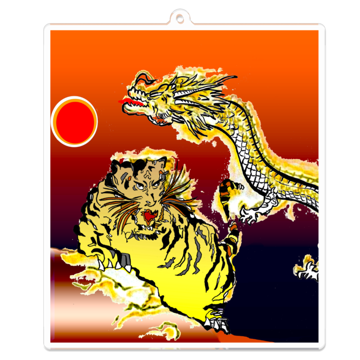 アクリルキーホルダー - 100 x 100 (mm)