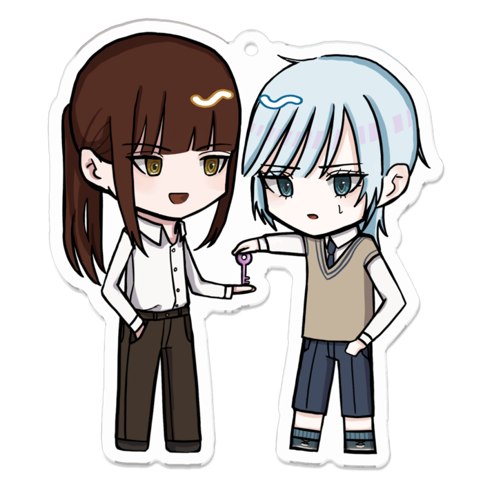 アクリルキーホルダー - 70 x 70 (mm)