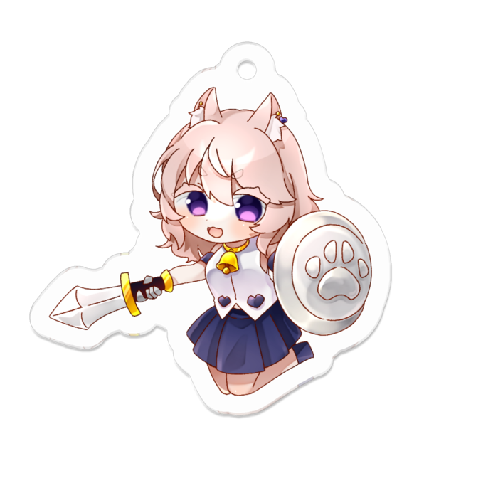 アクリルキーホルダー - 50 x 50 (mm)