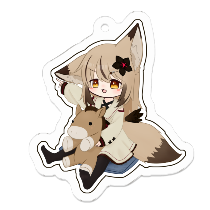 アクリルキーホルダー - 50 x 50 (mm)