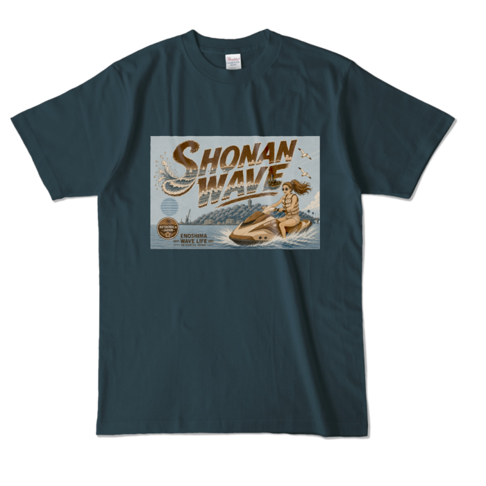 カラーTシャツ - L - デニム (濃色)