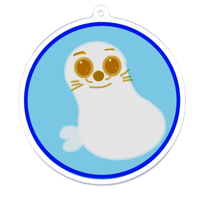 アクリルキーホルダー - 70 x 70 (mm)