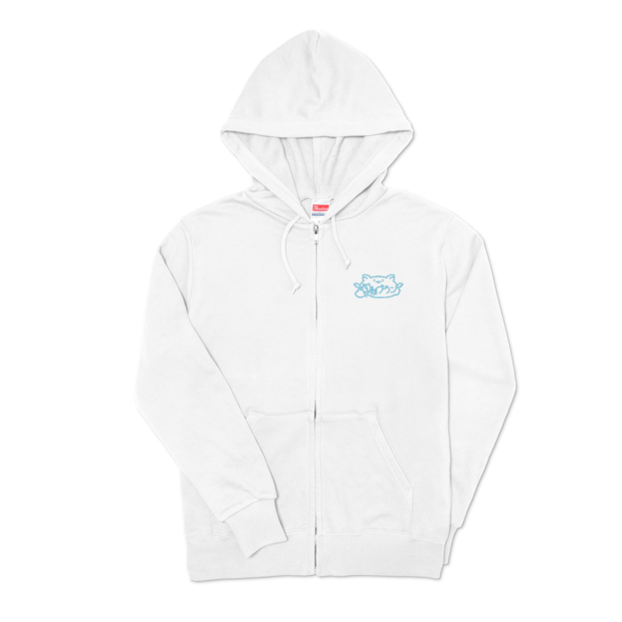 ジップパーカー - S - ホワイト(1)