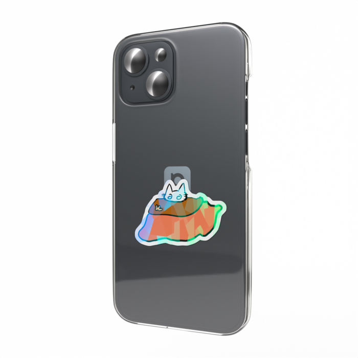 ホログラムスマホステッカー - 縦