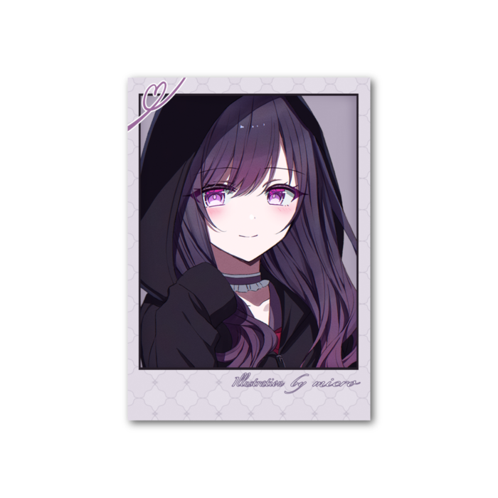 フォト風カード - 縦 - 片面