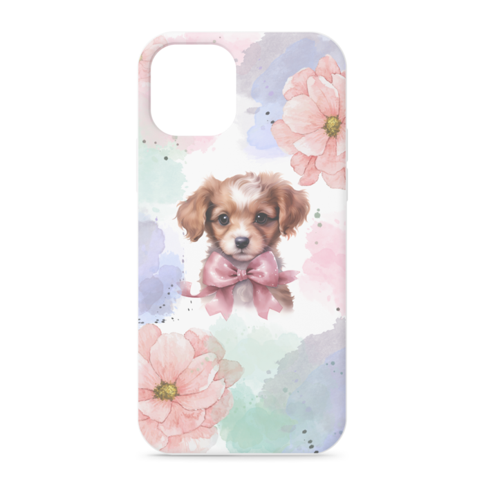 3.ピンク iPhoneケース - iPhone12 / 12 Pro - 正面印刷のみ(2)