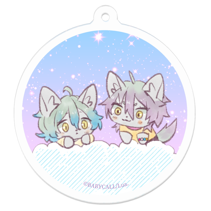 アクリルキーホルダー - 50 x 50 (mm)