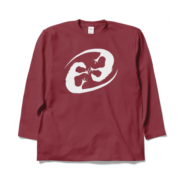 ロングスリーブTシャツ - XL - バーガンディ