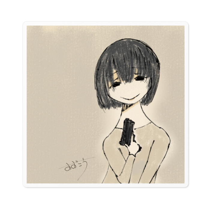 ステッカー - 100 x 100 (mm)