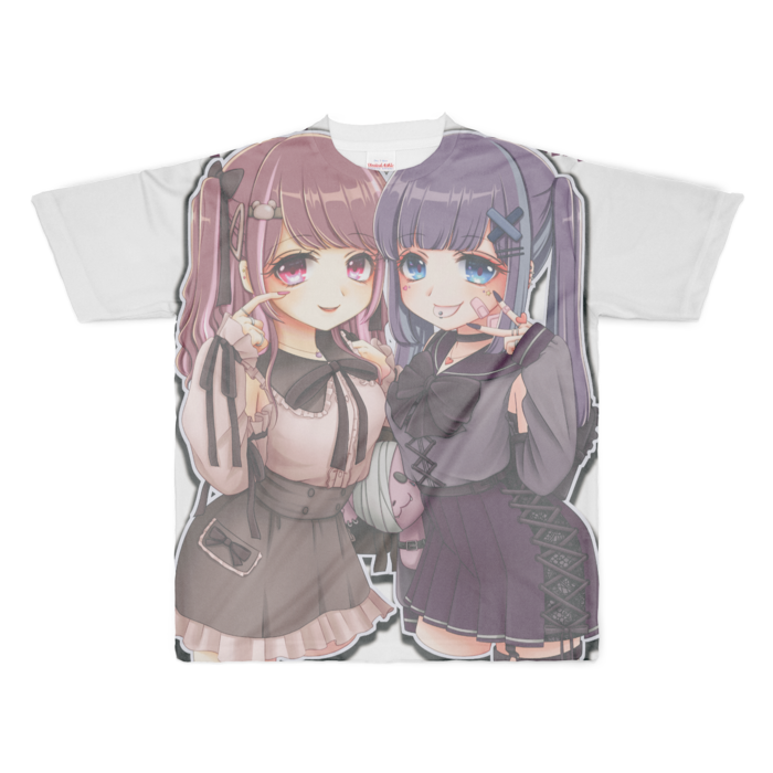 フルグラフィックTシャツ - XL - 正面印刷のみ
