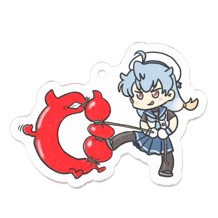 アクリルキーホルダー - 50 x 50 (mm)