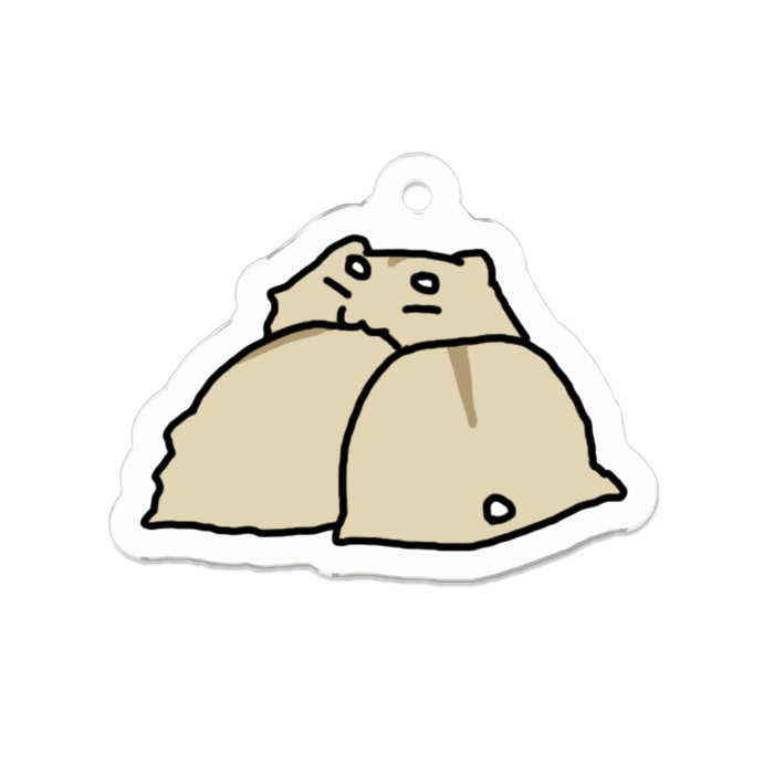 アクリルキーホルダー - 50 x 50 (mm)