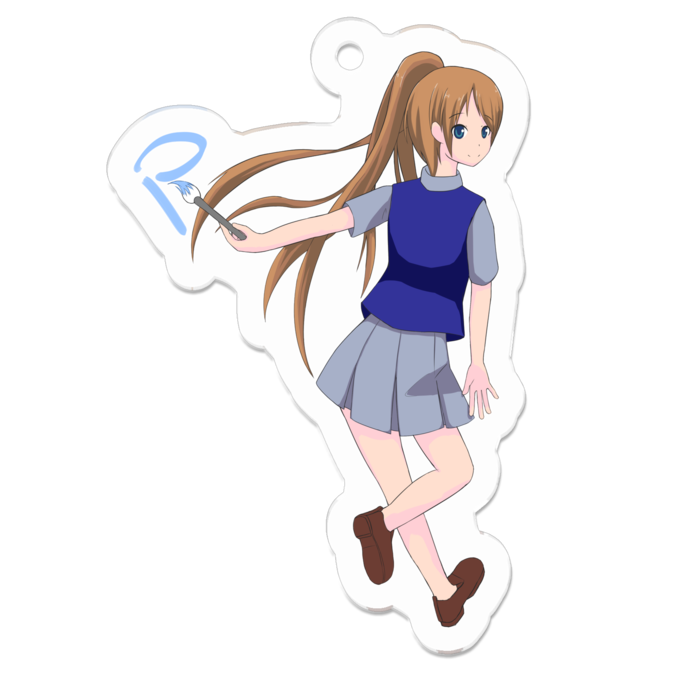 アクリルキーホルダー - 50 x 50 (mm)