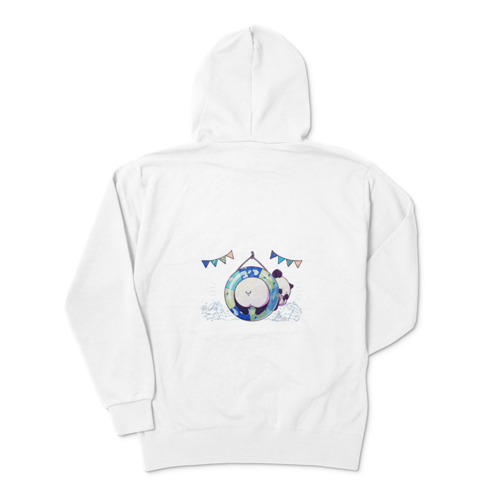 ジップパーカー - XL - ホワイト