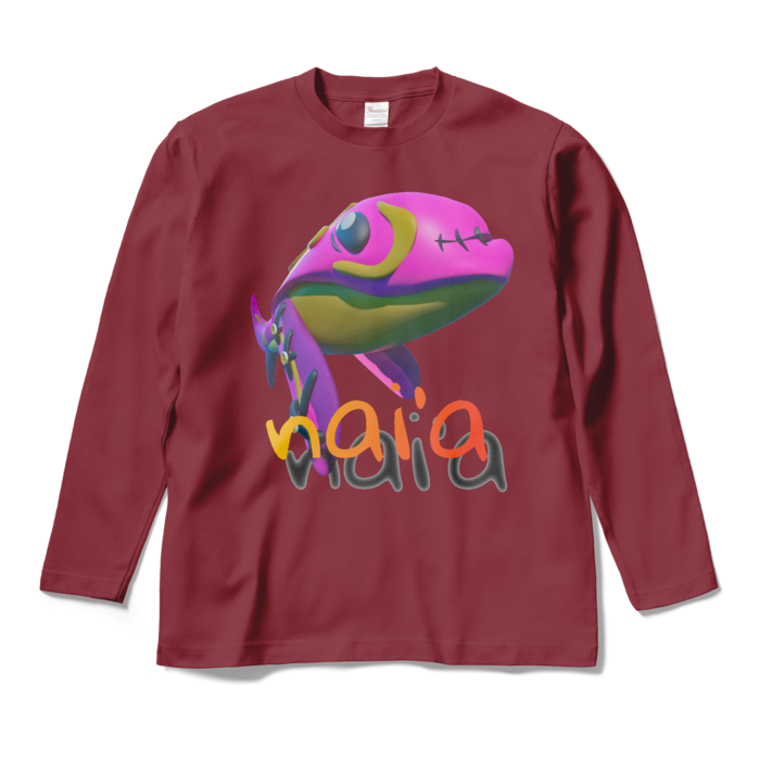 ロングスリーブTシャツ - M - バーガンディ