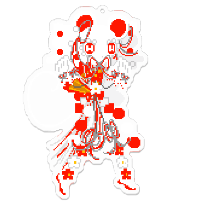 アクリルキーホルダー - 100 x 100 (mm)