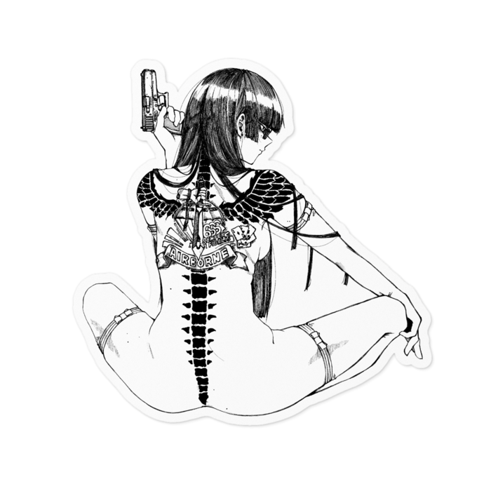 ステッカー - 100 x 100 (mm)