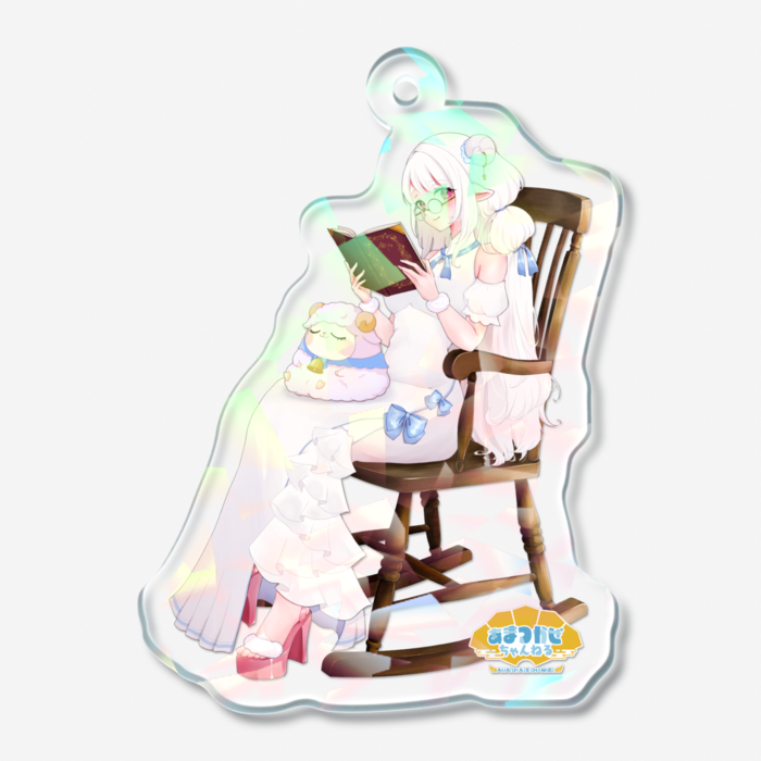 ホログラムアクリルキーホルダー - 50 × 50mm