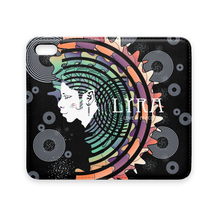 手帳型iPhoneケース（ベルトなし） - iPhone 5 / 5s / SE - ストラップ穴 なし