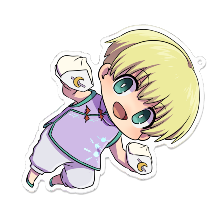 アクリルキーホルダー - 100 x 100 (mm)