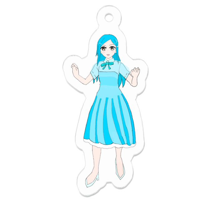 アクリルキーホルダー - 50 x 50 (mm)