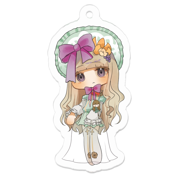 アクリルキーホルダー - 50 x 50 (mm)