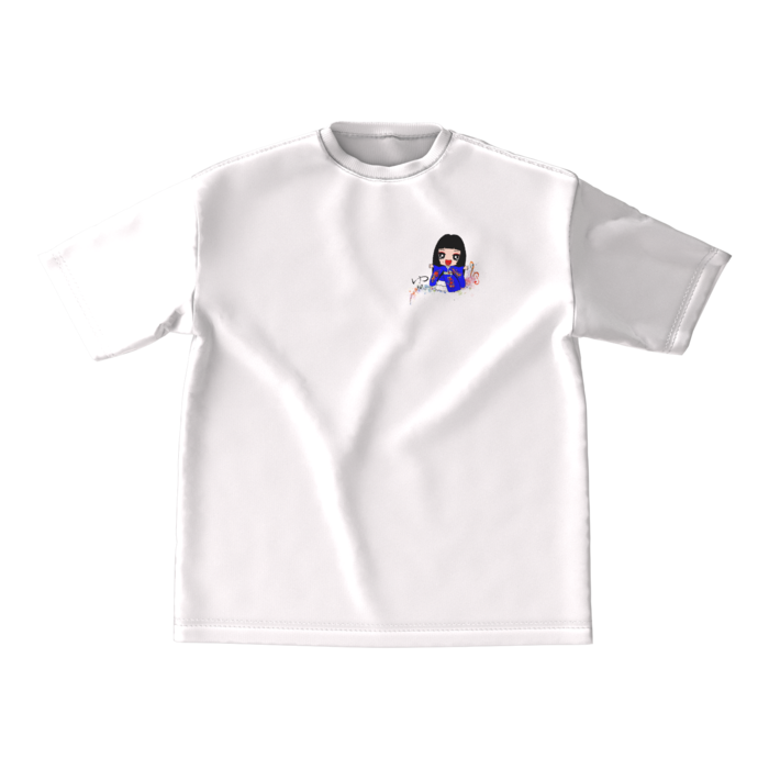 ちびゆう理 ビックシルエットTシャツ - M - 正面