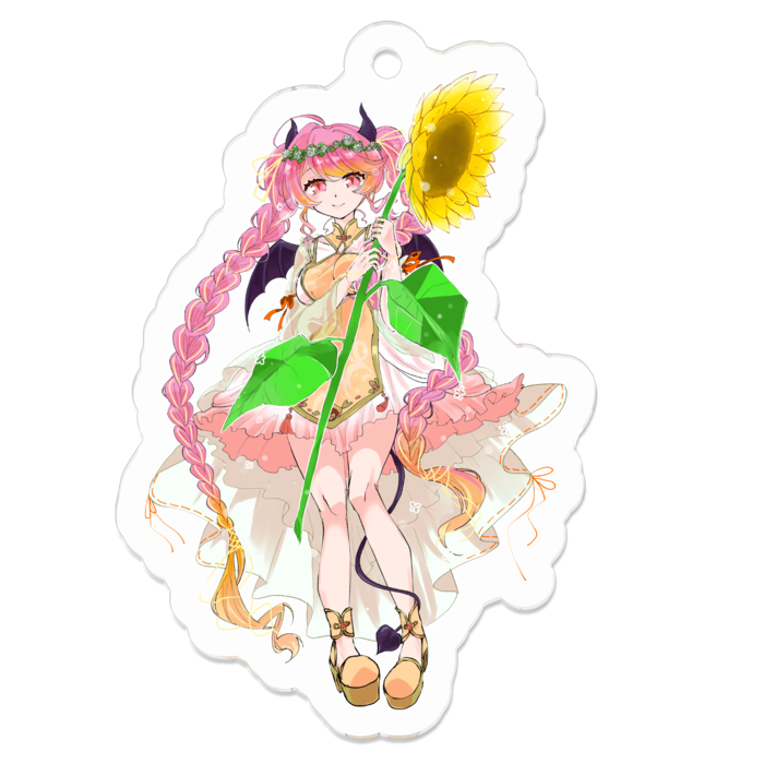 アクリルキーホルダー - 50 x 50 (mm)