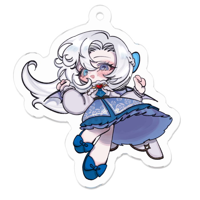 アクリルキーホルダーA - 50 x 50 (mm)