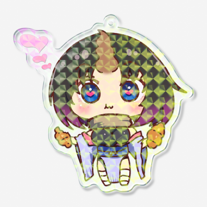 ホログラムアクリルキーホルダー - 70 × 70mm