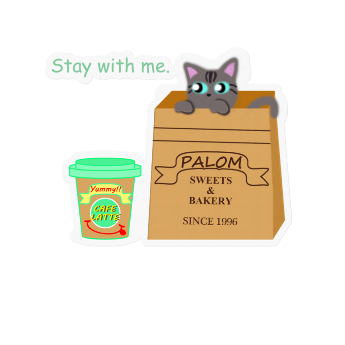 ステッカー - 100 x 100 (mm)